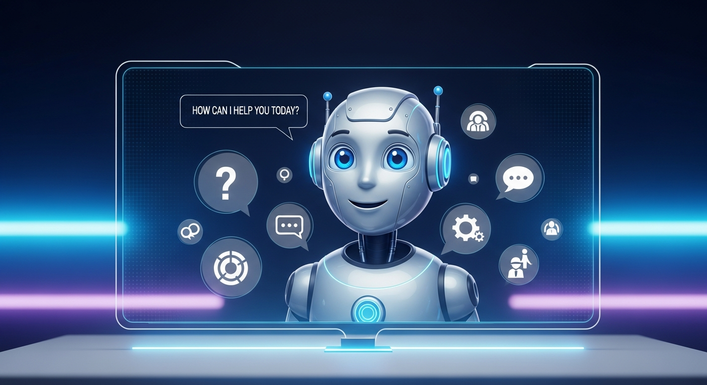 Automated customer support chatbot in action