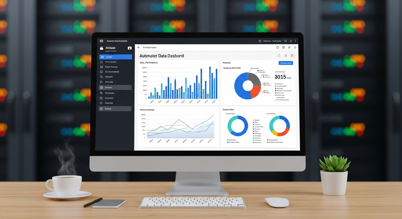 Clean automated dashboard replacing messy manual data entry