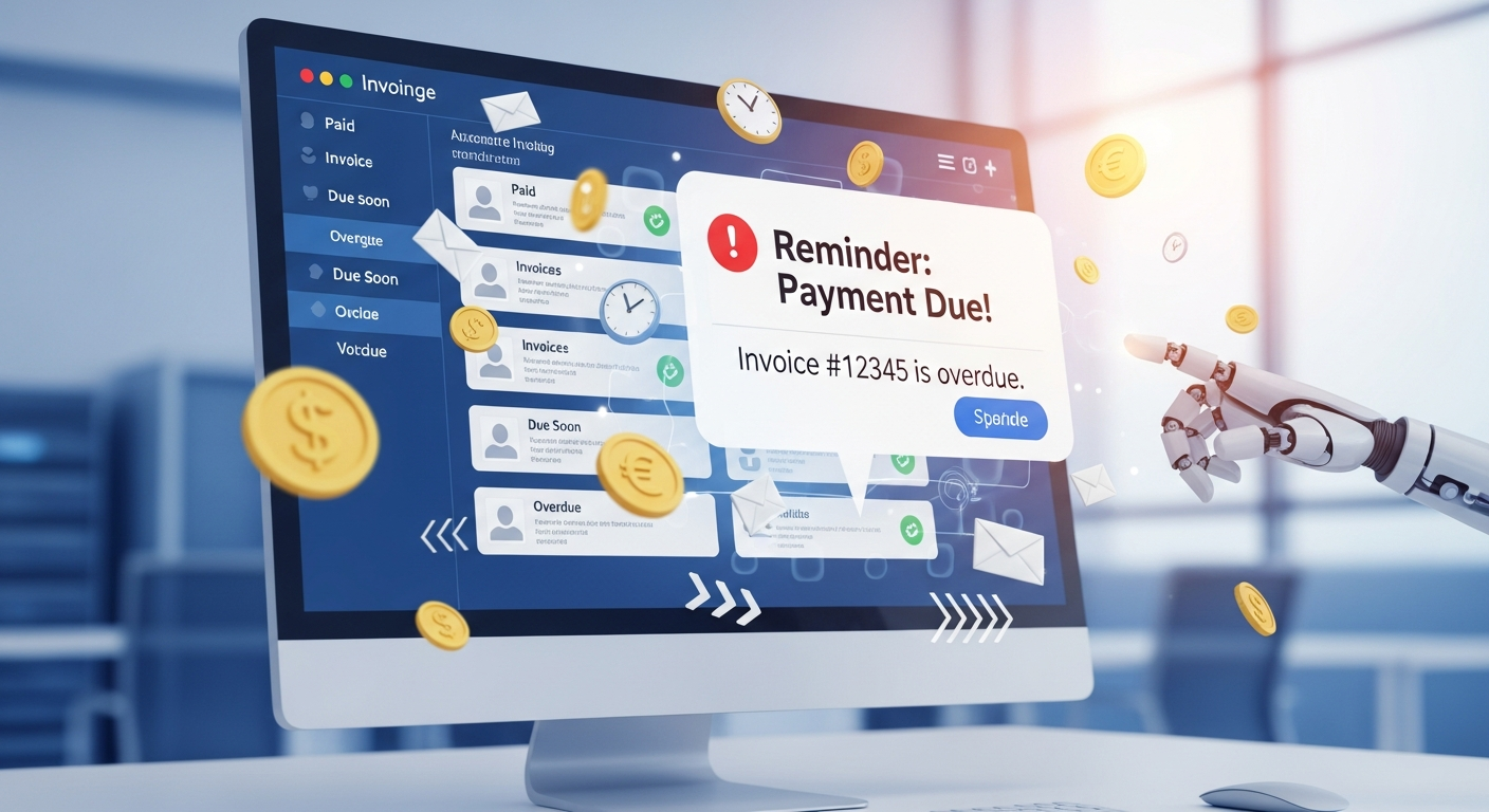 Automated invoicing system sending accurate payment reminders